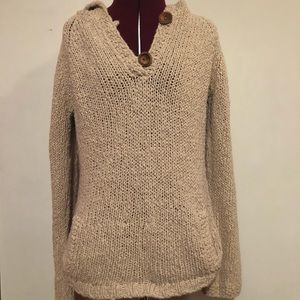 Tan Hoodie Sweater